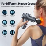 Massage Gun Deep Tissue, Silent Brushless Motor and Portable Massage Gun with 4 Interchangeable Heads for Deep Muscle Relief and Relaxation, Relax Gift - Image 5