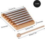 LIEKE 7 Tone Hand Chime Instrument Meditation Chime Mindfulness Bell with Nice Tone For Yoga Meditation Sound Healing Teachers' Classroom Management Tool - Image 7