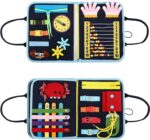 Fidget Blanket for Adults with Dementia,Dementia Activities for Seniors,Alzheimers Dementia Products for Elderly,Toddler Busy Board ,Fidget Toys,Autism Sensory Toys for Autistic Children. - Image 8