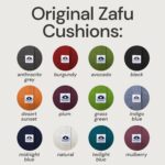 Meditation Cushion, Round, Buckwheat Husk Filled, Floor Pillow or Cushions, Yoga Seat, Zafu, Made in the USA - Image 7