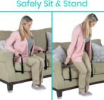 Vive Stand Assist - Mobility Standing Aid Rail for Couch, Chair - Assistance Handle for Patients, Elderly, Seniors and Disabled - Safety Grab Bar for Sitting, Sofa, Home - Adjustable, Portable Device - Image 2