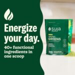 Suja Organic Greens Powder Probiotic Blend, Spirulina, Daily Superfood Drink or Smoothie Mix for Immune Support, Digestion, & Energy, Vegan, Gluten Free, Non GMO, 30 Servings - Image 2