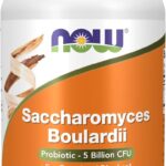 NOW Foods Supplements, Saccharomyces Boulardii, 5 Billion CFU Probiotic, 120 Veg Capsules