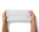 Medline FitRight Select Premium Personal Cleansing Wipes, 8 x 12, Fragrance-Free, White, 48/Pack (Pack of 4) - Image 4