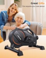 YOSUDA Under Desk Bike Pedal Exerciser - Magnetic Mini Exercise Bike for Arm/Leg Exercise, Desk Pedal Bike for Home/Office Workout - Image 7