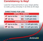Plus, Mobility, Hip, and Joint Supplement for Dogs, Green-Lipped Mussels and Krill Oil - Dog Joint Supplement, Better and Faster Than Glucosamine and Chondroitin, 120 Soft Gels - Image 4