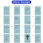 Personal Leather Journal Notebook, 9 Design, 5 Color, Customized Notebooks for Women and Men, Custom Journals to Write in, Diary for women, Personalized Gift for Sister, Girl, Boy, Mom and Dad - Image 2