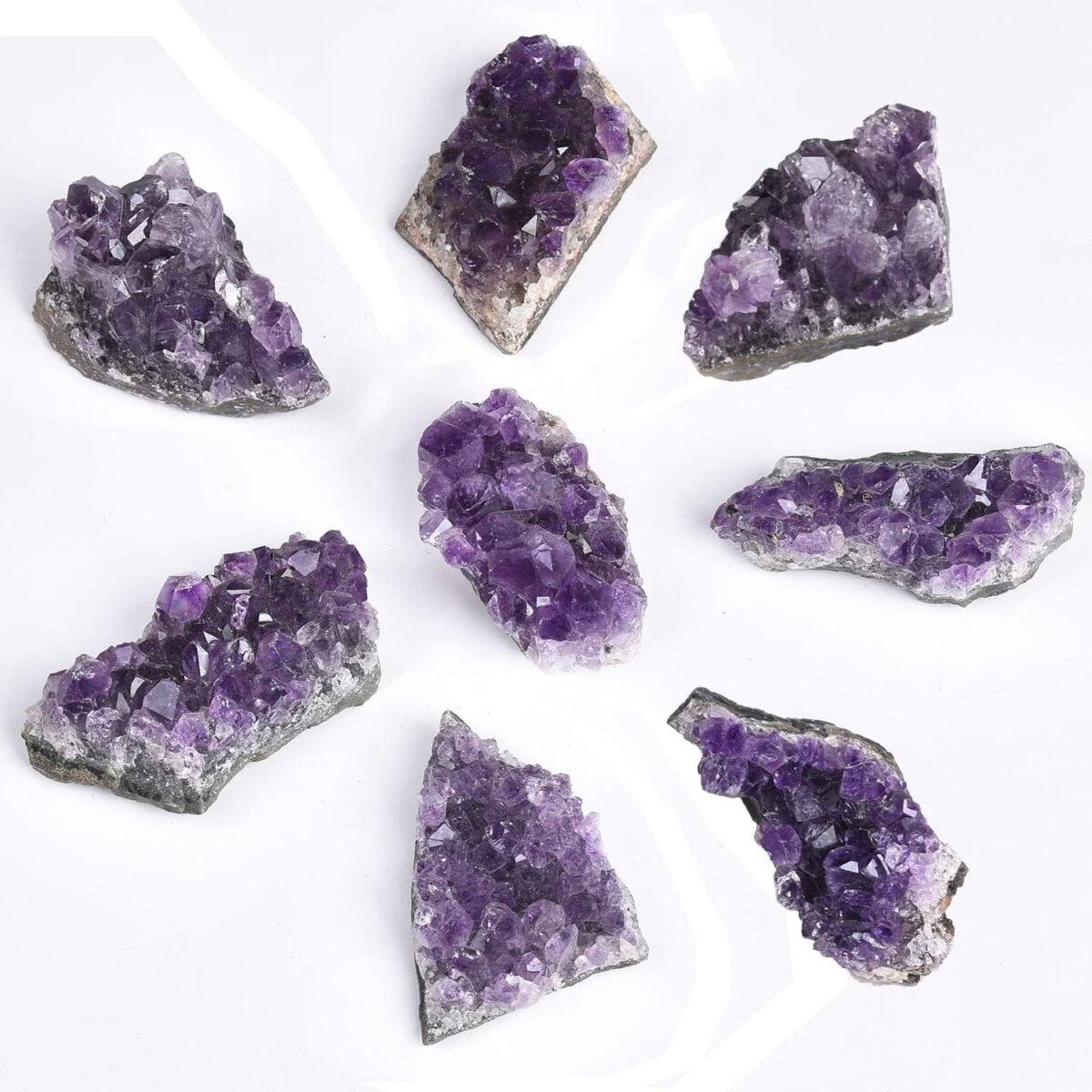 JIC Gem Amethyst Clusters Natural Raw Amethyst Geode Rock Healing Crystals Cluster Witchcraft Gemstone Specimen - Image 4