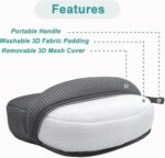 Esme L&H Meditation Cushion, Ventilated 3D Mesh Material Meditation Pillow Machine Washable Zafu Meditation Cushion, Comfy Yoga Pillows for Sitting on Floor for Adults - Image 3