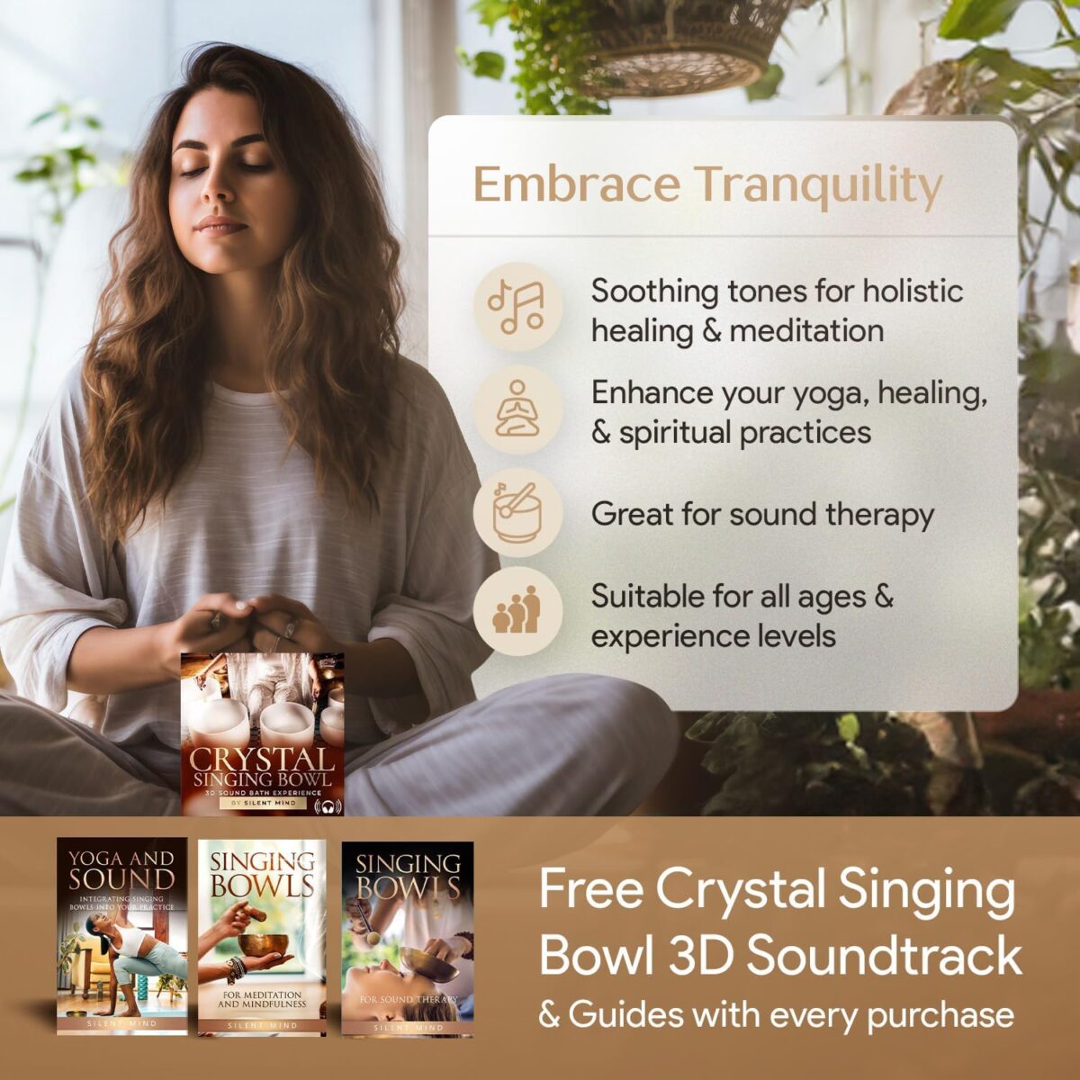 Tibetan Singing Bowl Set – Authentic Hand-Tuned Sound Bowl for Meditation – Complete Meditation Bowl Kit with Cushion, Mallet & Guide – Perfect Tibetan Bell for Yoga, Relaxation, & Sound Healing - Image 6