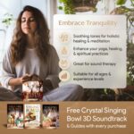 Tibetan Singing Bowl Set – Authentic Hand-Tuned Sound Bowl for Meditation – Complete Meditation Bowl Kit with Cushion, Mallet & Guide – Perfect Tibetan Bell for Yoga, Relaxation, & Sound Healing - Image 6