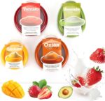 Winb Set of 4 Reusable Fruit and Veggie Savers - Ideal for Avocados, Tomatoes, Apples, Garlic, Onions, and More - Image 6