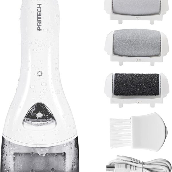 Electric Feet Callus Removers Rechargeable,Portable Electronic Foot File Pedicure Tools, Electric Callus Remover Kit,Professional Pedi Feet Care Perfect for Dead,Hard Cracked Dry Skin Ideal Gift