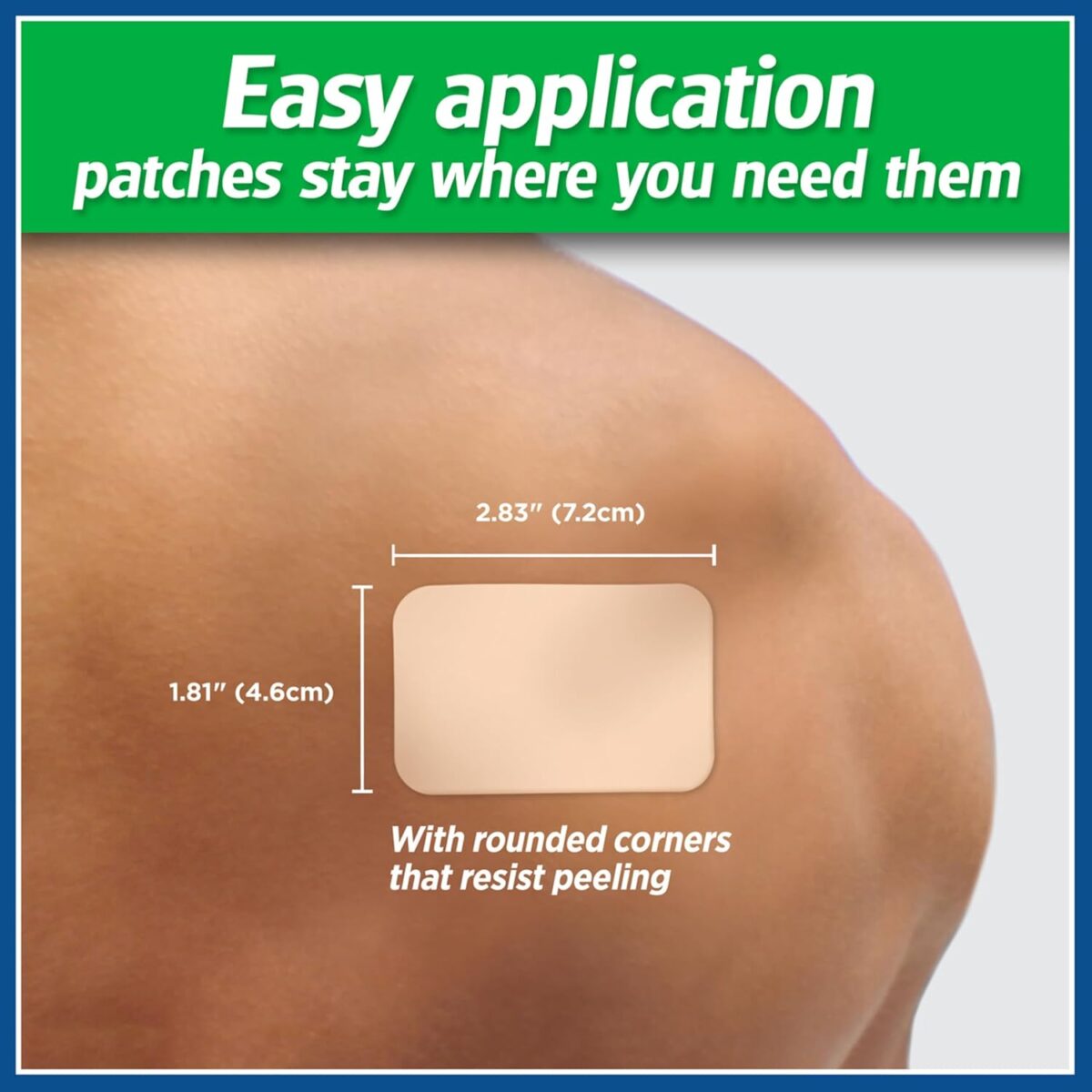 Salonpas Pain Relieving Patch for Back, Neck, Shoulder, Knee Pain and Muscle Soreness - 8 Hour Pain Relief - 60 Count - Image 5