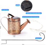 Solar Lights Outdoor Decorative, Hanging Lantern with Retro Metal Design, Waterproof, Perfect for Garden, Table, Patio, Yard, Pathway - Image 7
