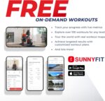 Sunny Health & Fitness Elite Recumbent Cross Trainer & Elliptical Machine with Arm Exercisers for Home Arm/Leg Training, Easy Adjust Seat & Mesh Backrest, Free SunnyFit App Bluetooth Connectivity - Image 2