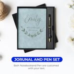 Personal Leather Journal Notebook, 9 Design, 5 Color, Customized Notebooks for Women and Men, Custom Journals to Write in, Diary for women, Personalized Gift for Sister, Girl, Boy, Mom and Dad - Image 9