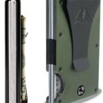Mountain Voyage Co Minimalist Wallet for Men & Women - Slim RFID Wallet, Scratch Resistant, Credit Card Holder & Money Clip, Easily Removable Money & Cards, (Army Green)