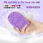 Katech Crochet Kit for Beginners, Beginner Crochet Kit for Adults and Kids Crochet Kits Includes Crochet Hooks Knitting Bag Crochet Yarn for Crocheting Instruction Knitting Kit Crochet Supplies Gift - Image 5