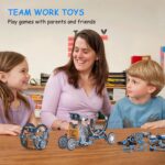 AESGOGO STEM Projects 12-in-1 Creation Solar Robot Kit,Science Experiments Toys Gifts for Kids Ages 8-12,Educational DIY Building Robotics Kit for 8 9 10 11 12 13 14 15 Year Old Boys Girls Teens - Image 4
