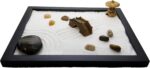 Zen Sand Garden for Desk with Rake, Rocks and Figures (Medium) - Image 5