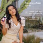 Heritage Store Aura Smudge Smokeless Sage with Juniper, Cleansing & Uplifting Sage Smudge Spray for Positive Energy, Clean, Simple Alternative to Smudge Sticks & Burning Sage, Paraben Free, Vegan, 4oz - Image 2