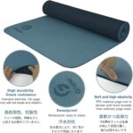 Yoga Mat Non Slip, Eco Friendly Fitness Exercise Mat with Carrying Strap,Pro Yoga Mats for Women,Workout Mats for Home, Pilates and Floor Exercises - Image 4