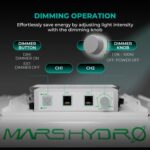MARS HYDRO 3x3 Grow Tent Kit Complete System,150W TS1000 LED Dimmable Grow Light, 32"x32"x63" 1680D High Reflective Mylar Grow System with 4inch Adjustable Speed Ventilation System,10 Speed Clip Fan - Image 3