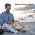 Handpan 22 Inches Drum Set, 440Hz 9 Notes Hand Drum Instrument, Premium Steel Hand Drum, Includes Carrying Case, Drumsticks, Spiral Wraps, Instruction Guide - Image 5