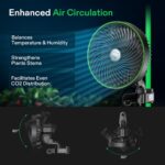 VIVOSUN GIY Plus Smart Grow Tent Kit, 4x4ft 4-Plant System, WiFi-Integrated Automatic Grow System with 2000D Mylar Grow Tent, Full-Spectrum Programmable Grow Light, Enhanced Ventilation & Circulation - Image 5