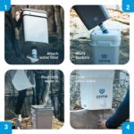 Uzima UZ-2 Camping Water Filter and Drinking Water Filter System, Portable Travel Alternative to Purification Systems, for Camping, Backpacking, and Hiking - Image 5