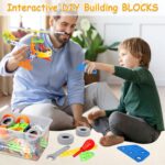 10 in 1 STEM Toys for 4 5 6 7 8+ Year Old Boy Girl Birthday Gifts Building Toys for Kids Ages 4-8 5-7 6-8 Educational Stem Activities for Boys 4-6 8-10 Construction Creative Games Easter Idea Gift - Image 5
