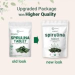 Micro Ingredients Organic Spirulina Supplement, 3000MG Per Serving, 720 Tablets (4 Month Supply), No Filler & Non-GMO, Rich in Vegan Protein, Vitamins & Prebiotics, Premium Spirulina Pills - Image 4