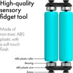 ONO Roller - Handheld Fidget Toy for Adults | Help Relieve Stress, Anxiety, Tension | Promotes Focus, Clarity | Compact, Portable Design (Junior Size/ABS Plastic, Teal) - Image 7