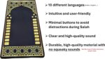 Electronic Prayer Mat - Smart Interactive Prayer Rug for Adults and Kids - Ideal for New Converts and Those Learning or Perfecting Their Prayer - Comes with Islamic Prayer Beads (Black) - Image 2