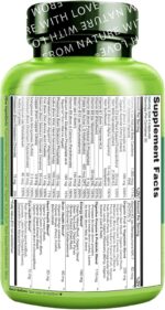NATURELO Mens Multivitamins - Whole Food Multivitamin for Men with Vitamins, Minerals - 120 Vegetarian Capsules for Energy, Brain, Heart, Eye Health - Image 2
