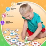 Math Games for Kids 5-7, Addition and Subtraction Educational Games, Math Puzzles Manipulatives for Preschoolers, Math Flash Cards, Kindergarten Learning Activities, Classroom Must Haves - Image 2