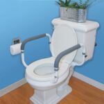 Carex Toilet Safety Frame - Toilet Safety Rails With Adjustable Width - Toilet Rails For Elderly, Handicap, Home Health Care Equipment After Surgery, Supports 300lbs - Image 2