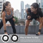 Adjustable Wearable Pilates Wrist & Ankle Weights For Women & Men | Arm & Leg Weights Silicone Wrist Bangles For Home Gym Workout, Travel, Yoga, Barre, Strength Training-Set Of 2 - Image 7
