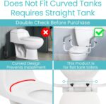 Vive Toilet Safety Rail - Adjustable Grab Bar - Compact Support Frame with Handrail for Bathroom Toilet Seat - Easy Installation for Handicap Senior Bariatrics, Elderly Balance - Padded Hand Armrest - Image 9