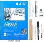 H & B 72PCS Drawing Supplies Sketching Set,Art Kit include Drawing & Colored Pencils for Adults Artists Kids.Pro Art Sketch Supplies with Sketchpad,Watercolor & Metallic Pencils - Image 4