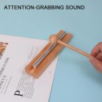 2 Pack Chime for Teacher Classroom Management, Solo Responsive Hand Held Zen Chime Bell Musical Instrument with Mallet for Meditation, Mindfulness - Image 5