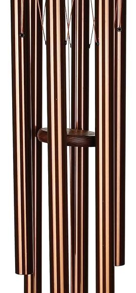 Woodstock Chimes Amazing Grace Wind Chime for Outside 40" Medium Bronze,Outdoor Decor for Patio, Porch, Garden, Memorial Gift for Loved Ones AGLBR