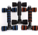 READAEER Push Up Bars Gym Exercise Equipment Fitness 1 Pair Pushup Handles with Cushioned Foam Grip and Non-Slip Sturdy Structure Push Up Bars for Men & Women - Image 9