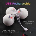 POITOI Juggling Balls Light Up Juggling Balls Glow in The Dark Juggling Balls USB Rechargeable Glowing Juggling Ball for Beginners and Professionals Set of 3 - Image 4