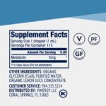 Vimergy Melatonin 5 mg – Natural Sleep Aid – Sleep Supplement – Helps You Fall Asleep Faster & Stay Asleep Longer - Non-GMO, Gluten-Free, Kosher, Soy-Free, Vegan, Paleo (115 mL) - Image 4