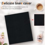 Popotop Photo Album 4x6 200 Pockets for Wedding Gifts,Linen Hardcover Picture Albums for Family Anniversary Baby Vacation Pictures - Image 2