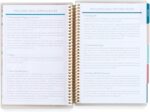 Erin Condren Coiled A5 Daily Wellness Planner, Features 160 Pages of Thick, Bleed Resistant 80 Pound Paper Boost Productivity, Durable, Pretty, Cute, Stylize - Image 2