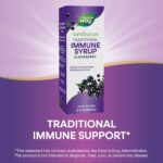 Nature’s Way Sambucus Elderberry Traditional Immune Syrup, Highly Concentrated Black Elderberry Extract, Traditional Immune Support*, Delicious Berry Flavored, 8 Fl Oz (Packaging May Vary) - Image 4