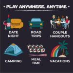 Conversation Cards - Couple Card Game for Date Nights & Travel Adventures | Great Valentine's Gift for Couples - 200 Questions & 2 Wild Cards - Dive into Deeper Bonds! - Image 6